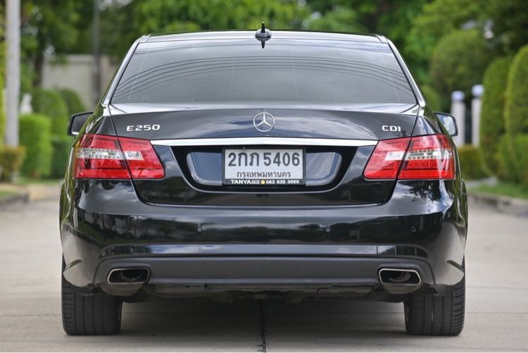 Mercedes-Benz E-Class 2013 E250 CDI Sedan ดีเซล ไม่ติดแก๊ส เกียร์อัตโนมัติ ดำ รูปที่ 4