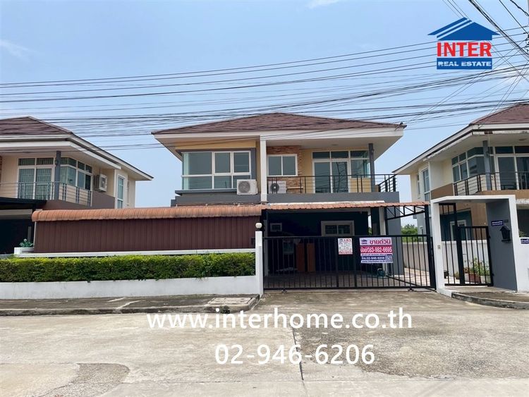 บ้านเดี่ยว 2 ชั้น 100 ตร.ว. หมู่บ้านศิรินรัตน์ ซอยหทัยราษฎร์37 ซอยหทัยราษฎร์37 ใกล้โรงเรียนนานาชาติเกวลี ถนนหทัยราษฎร์37 ถนนสุวินทวงศ์