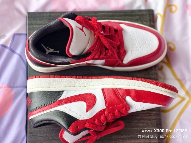 Jordan 1 Low Reverse Black Toe (Women's) มือสอง รูปที่ 4