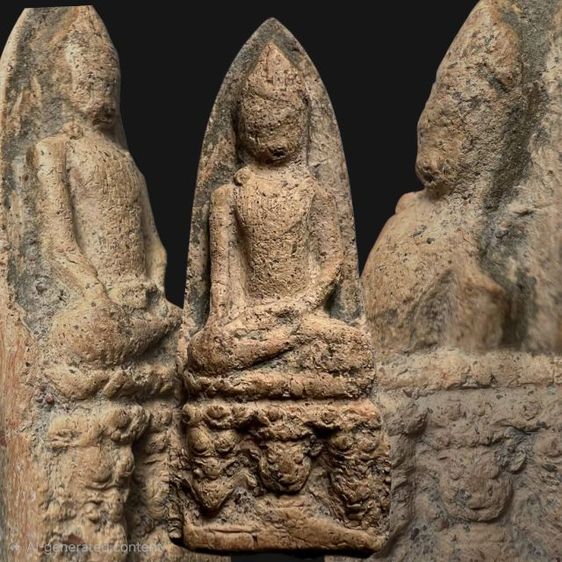 พระลำพูน 12 (พระประธาน องค์กลาง) รับประกันแท้