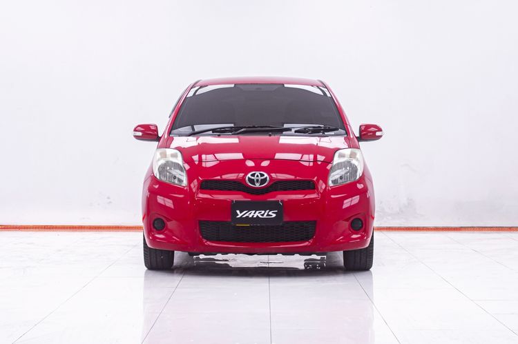 Toyota Yaris 2012 1.5 E Sedan เบนซิน ไม่ติดแก๊ส เกียร์อัตโนมัติ แดง รูปที่ 4
