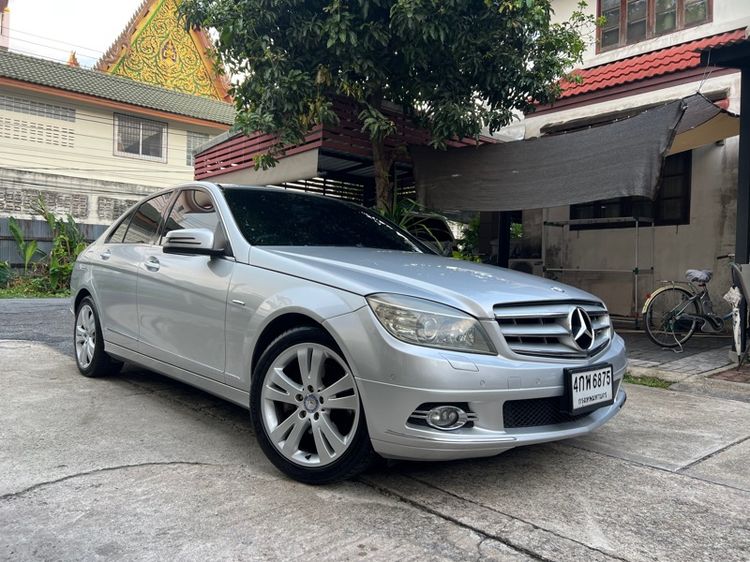 Mercedes-Benz C-Class 2009 C200 Sedan เบนซิน ไม่ติดแก๊ส เกียร์อัตโนมัติ บรอนซ์เงิน รูปที่ 4