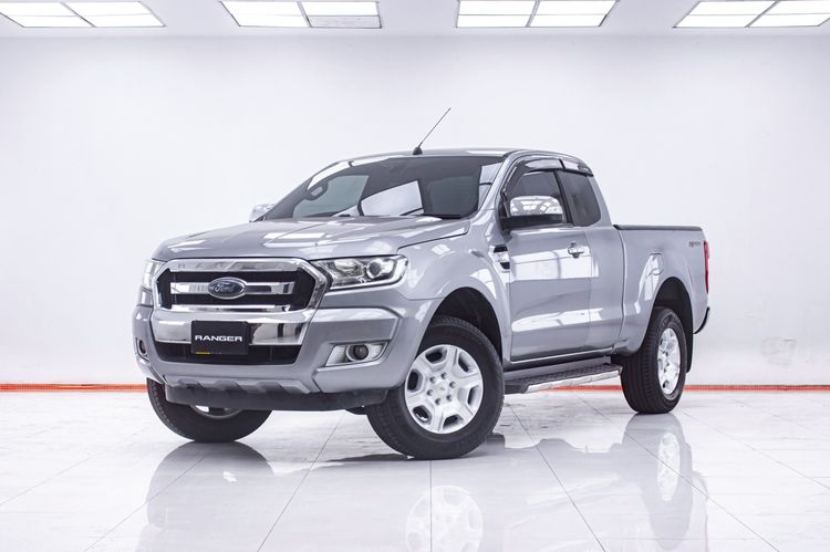 Ford Ranger 2017 2.2 Hi-Rider XLT Pickup ดีเซล ไม่ติดแก๊ส เกียร์อัตโนมัติ เทา
