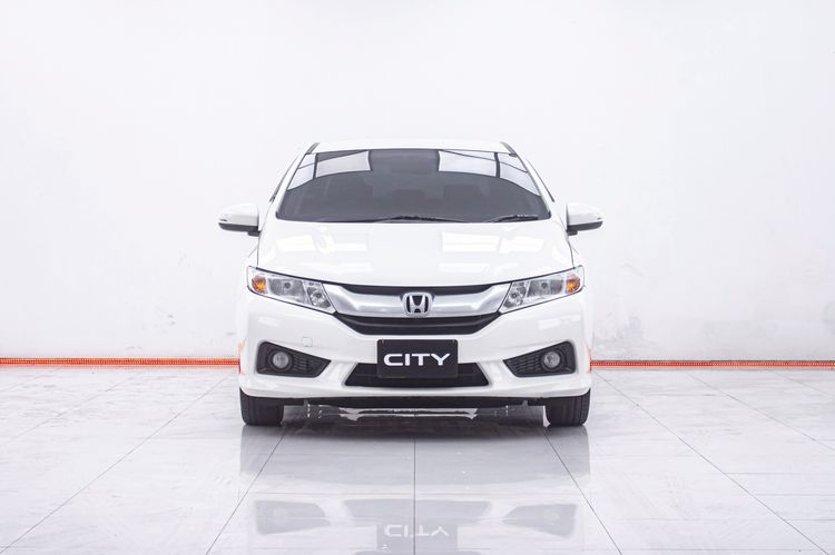 Honda City 2015 1.5 Sv i-VTEC Sedan เบนซิน ไม่ติดแก๊ส เกียร์อัตโนมัติ ขาว รูปที่ 4