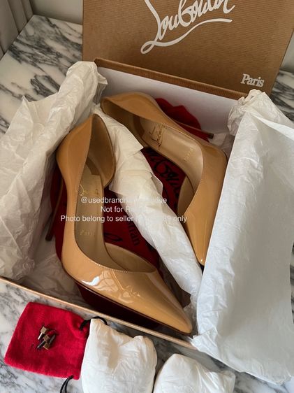 Used Christian Louboutin พื้นแดงในตำนาน 4 นิ้ว รูปที่ 2