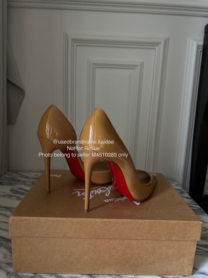 Used Christian Louboutin พื้นแดงในตำนาน 4 นิ้ว รูปที่ 6
