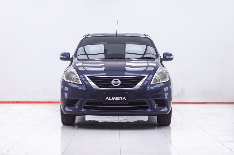 Nissan Almera 2012 1.2 EL Sedan เบนซิน ไม่ติดแก๊ส เกียร์อัตโนมัติ น้ำเงิน รูปที่ 4