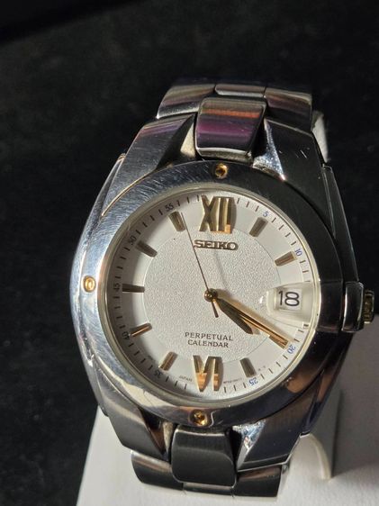 นาฬิกา Seiko Perpetual Calendar White Dial BoySize รูปที่ 3
