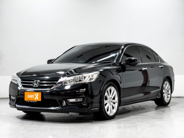 Honda Accord 2014 2.4 Tech Sedan เบนซิน ไม่ติดแก๊ส เกียร์อัตโนมัติ ดำ