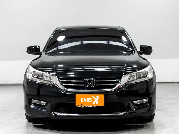 Honda Accord 2014 2.4 Tech Sedan เบนซิน ไม่ติดแก๊ส เกียร์อัตโนมัติ ดำ รูปที่ 2