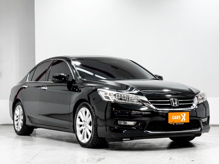Honda Accord 2014 2.4 Tech Sedan เบนซิน ไม่ติดแก๊ส เกียร์อัตโนมัติ ดำ รูปที่ 3