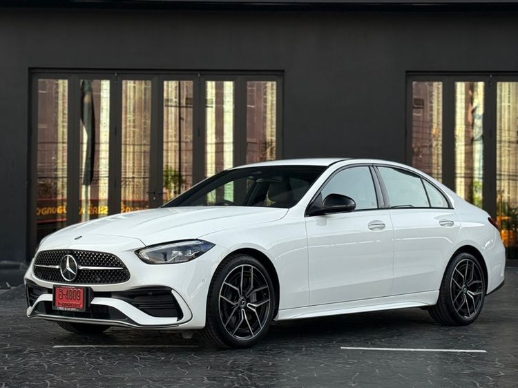 Mercedes-Benz C-Class 2025 C220 Sedan ดีเซล ไม่ติดแก๊ส เกียร์อัตโนมัติ ขาว