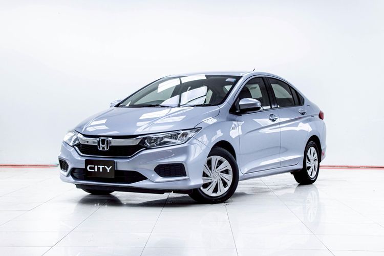 Honda City 2018 1.5 S Sedan เบนซิน ไม่ติดแก๊ส เกียร์อัตโนมัติ เทา