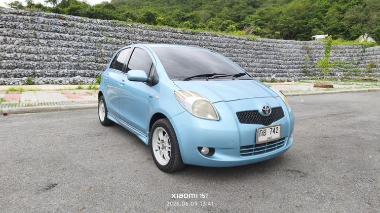 Toyota Yaris 2006 1.5 E Sedan เบนซิน ไม่ติดแก๊ส เกียร์ธรรมดา ฟ้า รูปที่ 4
