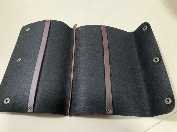 กระเป๋าใส่สมุด สีบานเย็น ขนาด 15x21 ซม (เปิด 21x35.5ซม) รูปที่ 5