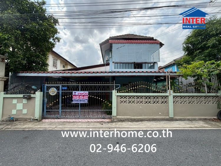 บ้านเดี่ยว 2 ชั้น 43 ตร.ว. หมู่บ้านอัมรินทร์นิเวศน์3 ผัง 1 ซอยสายไหม13 ถนนพหลโยธิน ถนนสายไหม เขตสายไหม กรุงเทพมหานคร