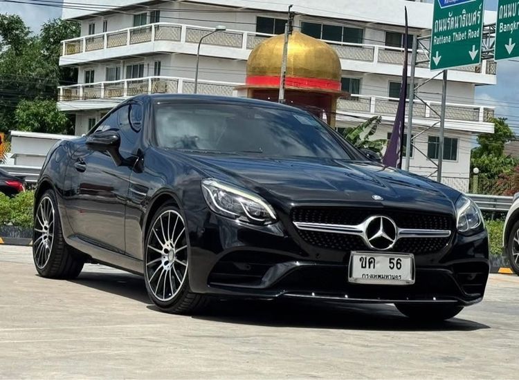 รถ Mercedes-Benz SLC-Class SLC300 สี ดำ