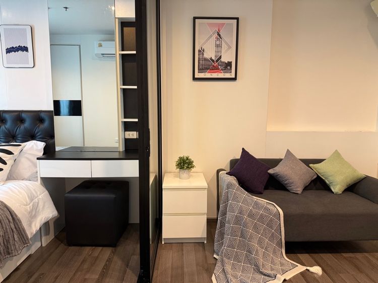 ให้เช่า The Base Park West สุขุมวิท77 เฟอร์นิเจอร์บิวท์อิน เครื่องใช้ไฟฟ้าครบ