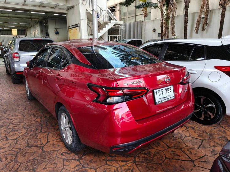 Nissan Almera 2020 1.0 V Sedan เบนซิน ไม่ติดแก๊ส เกียร์อัตโนมัติ แดง รูปที่ 4