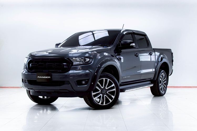 Ford Ranger 2020 2.0 Hi-Rider Limited Pickup ดีเซล ไม่ติดแก๊ส เกียร์อัตโนมัติ เทา