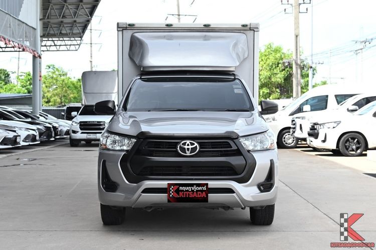 Toyota Hilux Revo 2022 2.4 Entry Pickup ดีเซล ไม่ติดแก๊ส เกียร์ธรรมดา เทา รูปที่ 2