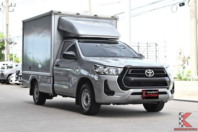 Toyota Hilux Revo 2022 2.4 Entry Pickup ดีเซล ไม่ติดแก๊ส เกียร์ธรรมดา เทา