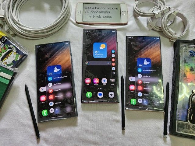 Samsung S22ultra 5G 12 256g เคลมจอ แบตศูนย์ใหม่มาให้ ใช้ยาวๆอุ่นใจ แอนดรอยล่าสุด  รูปที่ 4