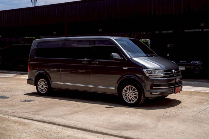 Volkswagen Caravelle 2017 2.0 TDi Utility-car ดีเซล เทา รูปที่ 3