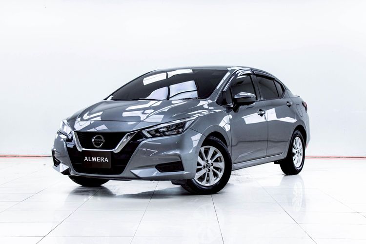 Nissan Almera 2020 1.0 V Sedan เบนซิน ไม่ติดแก๊ส เกียร์อัตโนมัติ เทา