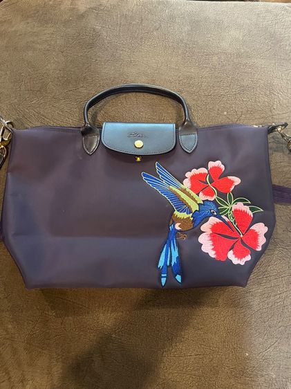 ผ้า หญิง ม่วง Longchamp