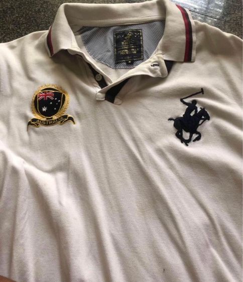 เสื้อยึดคอปก PoLo สีขาว