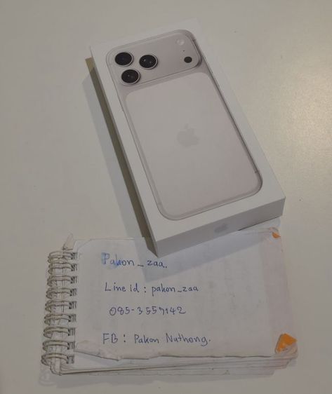 256 GB iPhone 17 Pro Max 256GB Silver มือหนึ่ง 