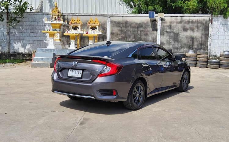Honda Civic 2020 1.8 EL i-VTEC Sedan เบนซิน ไม่ติดแก๊ส เกียร์อัตโนมัติ เทา รูปที่ 4