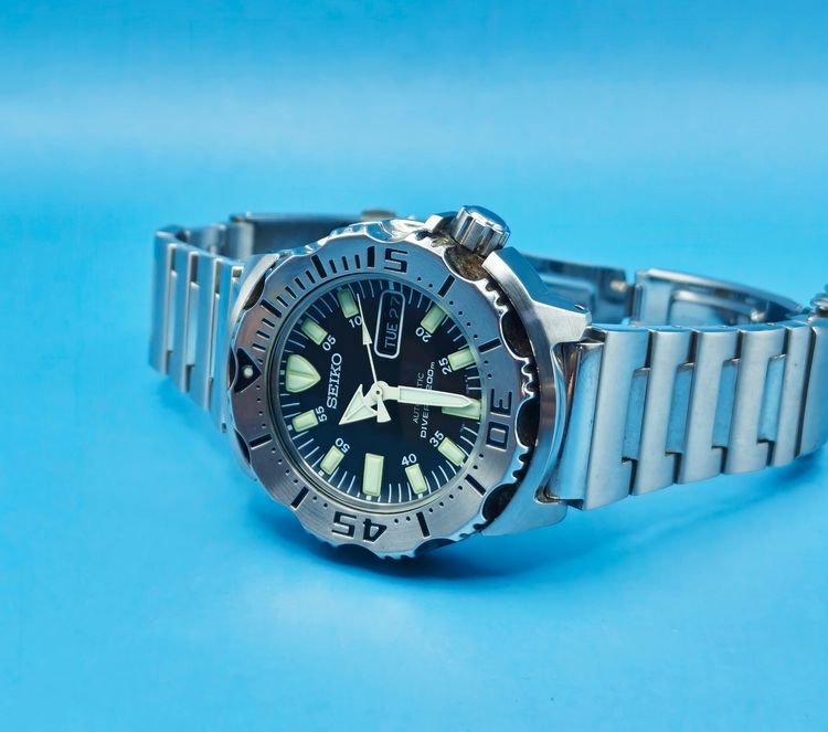 นาฬิกาข้อมือ SEIKO black monster รูปที่ 6