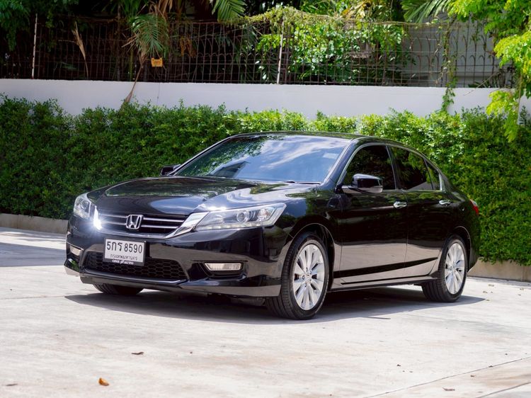 Honda Accord 2013 2.0 EL Sedan เบนซิน ไม่ติดแก๊ส เกียร์อัตโนมัติ ดำ รูปที่ 3