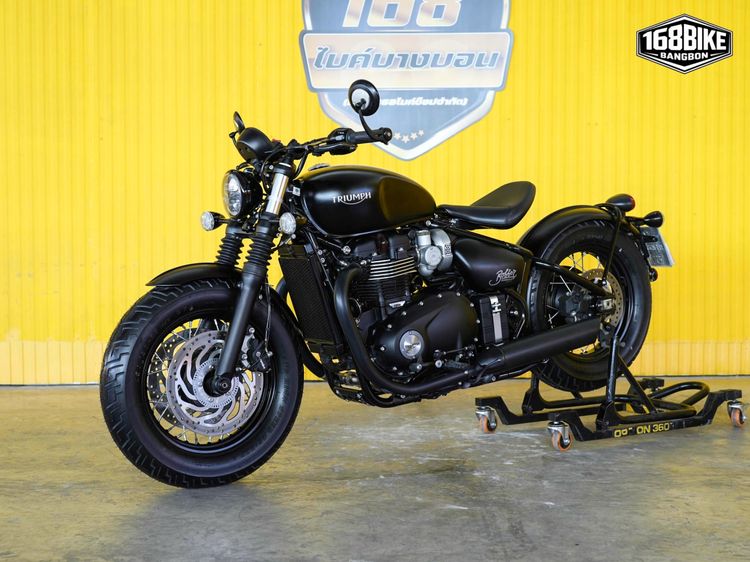 Triumph Bonneville Bobber Black ปี 2018 ดาวห์เริ่มต้นที่ 64,000 บ.  รูปที่ 8