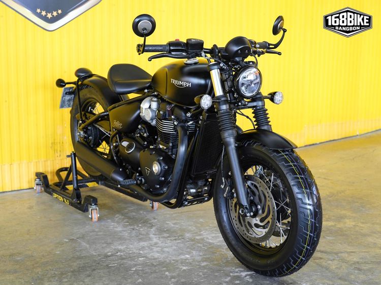 Triumph Bonneville Bobber Black ปี 2018 ดาวห์เริ่มต้นที่ 64,000 บ.  รูปที่ 11