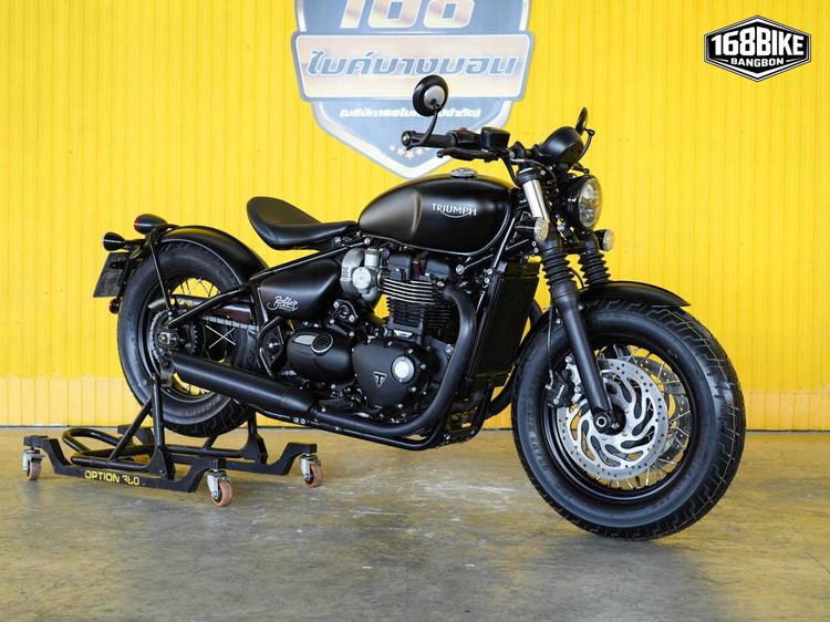 Triumph Bonneville Bobber Black ปี 2018 ดาวห์เริ่มต้นที่ 64,000 บ.  รูปที่ 7