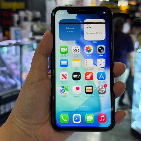 128 GB iPhone11 128GB สีดำ เครื่องศูนย์ โมเดลTH 🩷🩷