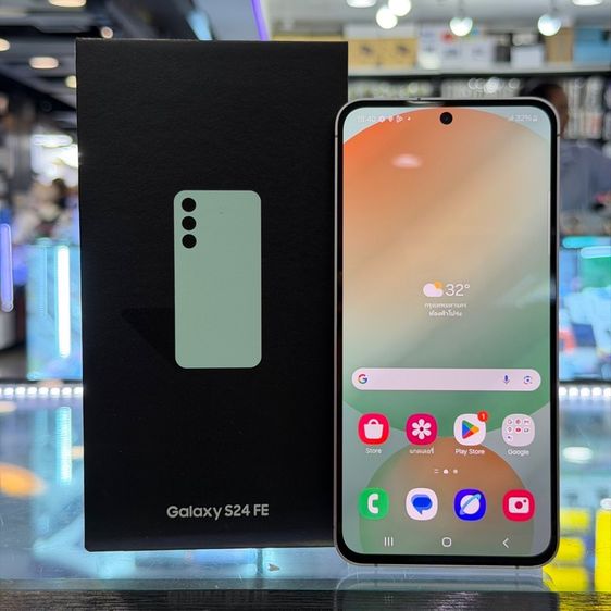 อื่นๆ 128 GB Samsung S24 FE สีเขียว เครื่องศูนย์ สภาพสวย จอ6.7นิ้ว แรม8รอม128 กล้อง50ล้าน(3ตัว) ครบยกกล่อง🔥🔥
