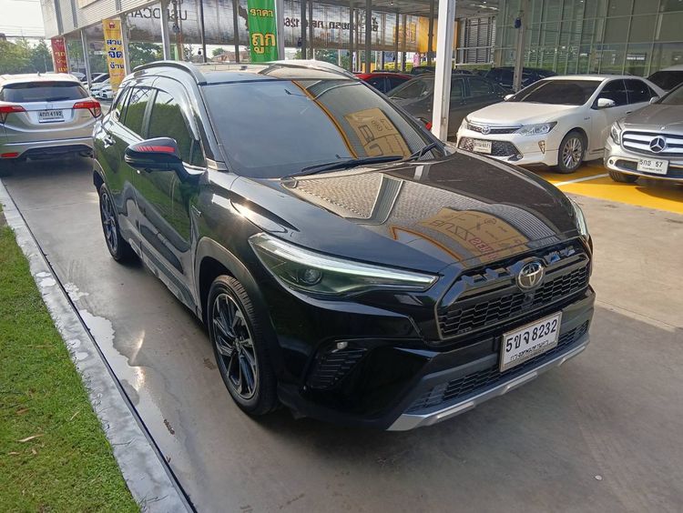 รถ Toyota Corolla Cross 1.8 HEV GR Sport สี ดำ
