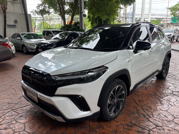 Toyota Corolla Cross 2024 1.8 HEV GR Sport Utility-car เบนซิน ไม่ติดแก๊ส เกียร์อัตโนมัติ ขาว รูปที่ 3