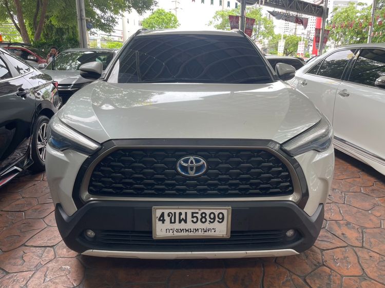 Toyota Corolla Cross 2023 1.8 HEV Premium Utility-car เบนซิน ไม่ติดแก๊ส เกียร์อัตโนมัติ ขาว รูปที่ 2