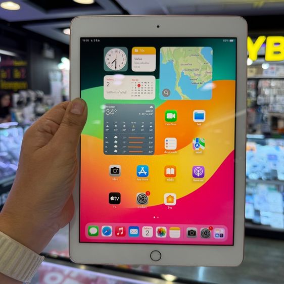 Apple 128 GB iPad Gen6 128GB WiFi สีชมพู เครื่องศูนย์ โมเดลTH สภาพสวย เครื่องใช้งานดีเยี่ยม 🔥🔥