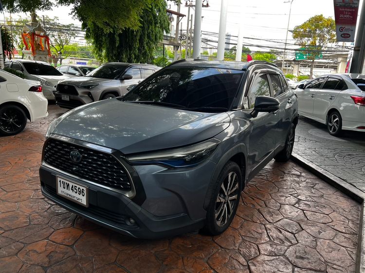 Toyota Corolla Cross 2020 1.8 Hybrid Premium Safety Utility-car เบนซิน ไม่ติดแก๊ส เกียร์อัตโนมัติ เทา รูปที่ 2