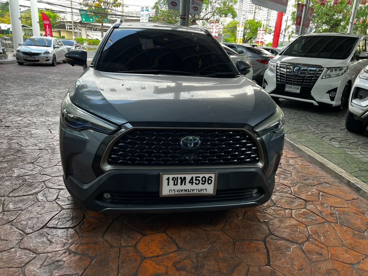 Toyota Corolla Cross 2020 1.8 Hybrid Premium Safety Utility-car เบนซิน ไม่ติดแก๊ส เกียร์อัตโนมัติ เทา รูปที่ 3