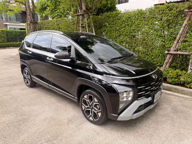 Hyundai Stargazer 2024 1.5 X6 Utility-car เบนซิน ไม่ติดแก๊ส เกียร์อัตโนมัติ ดำ รูปที่ 2