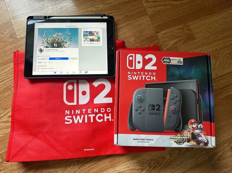 เครื่องเกมส์นินเทนโด เชื่อมต่อไร้สายได้ Nintendo Switch 2 Mario Kart World Bundle  