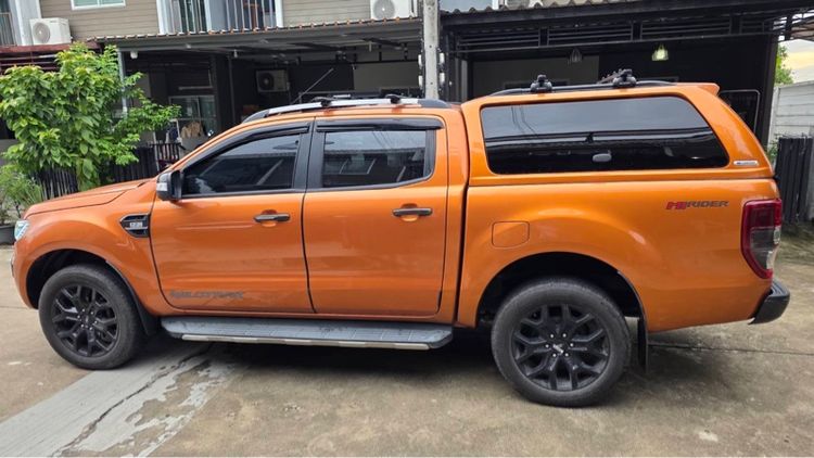 Ford Ranger 2016 2.2 Hi-Rider Wildtrak Pickup ดีเซล ไม่ติดแก๊ส เกียร์อัตโนมัติ ส้ม รูปที่ 3
