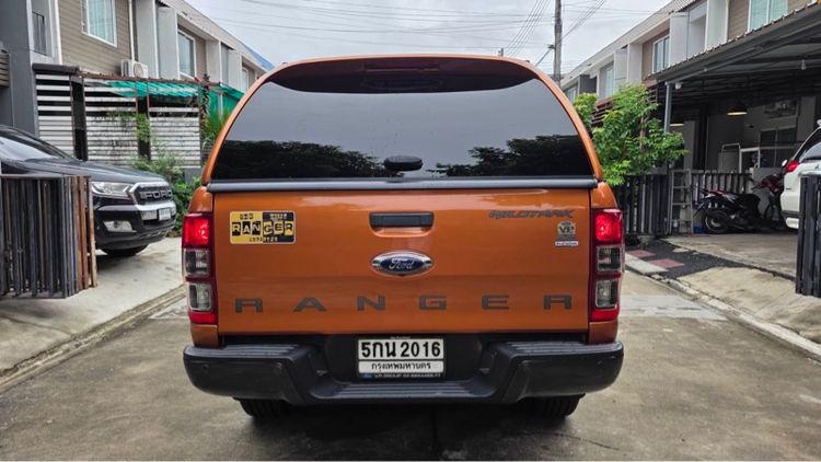 Ford Ranger 2016 2.2 Hi-Rider Wildtrak Pickup ดีเซล ไม่ติดแก๊ส เกียร์อัตโนมัติ ส้ม รูปที่ 4